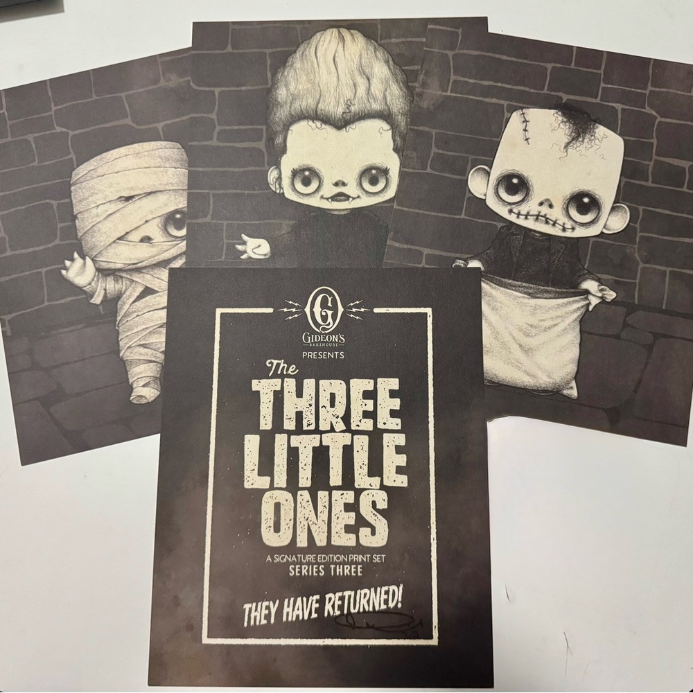 Gideon’s Bakehouse The Three Little Ones Series Three Poster Set